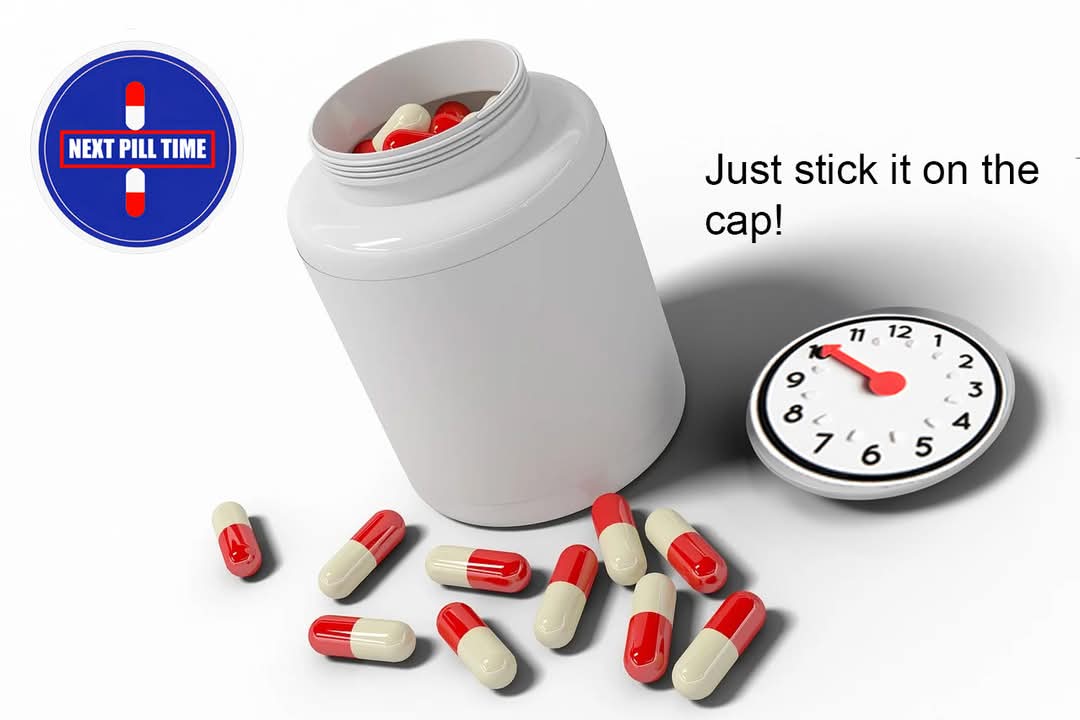 Pill Bottle Clock Top